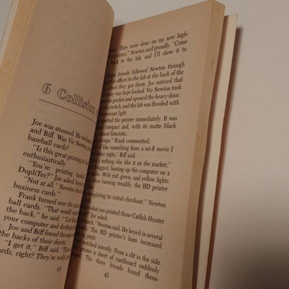 Hardy Boys: Baseball Card Conspiracy book #117 by Franklin W Dixon - Picture 5 of 5